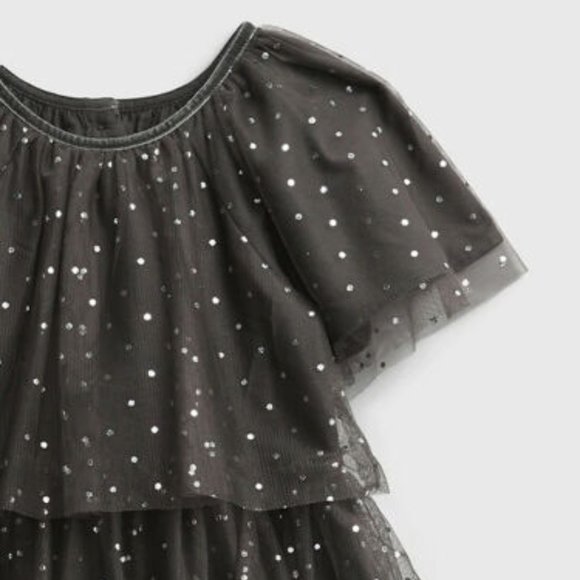 BabyGap Toddler Glitter Tiered Dress 2T - Picture 3 of 15